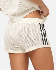 Adidas Women's Crochet Shorts White/Black