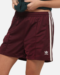 Adidas Women's Firebird Shorts Maroon/Cream