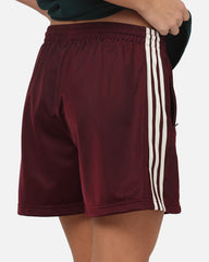 Adidas Women's Firebird Shorts Maroon/Cream
