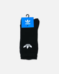 Adidas Trefoil Cushioned Crew Socks 3 Pack Black
