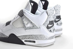 Nike Air Jordan 4 IV White/Cement "NIKE AIR" Size 12