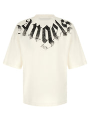 Palm Angels Logo-Print Cotton T-shirt — White