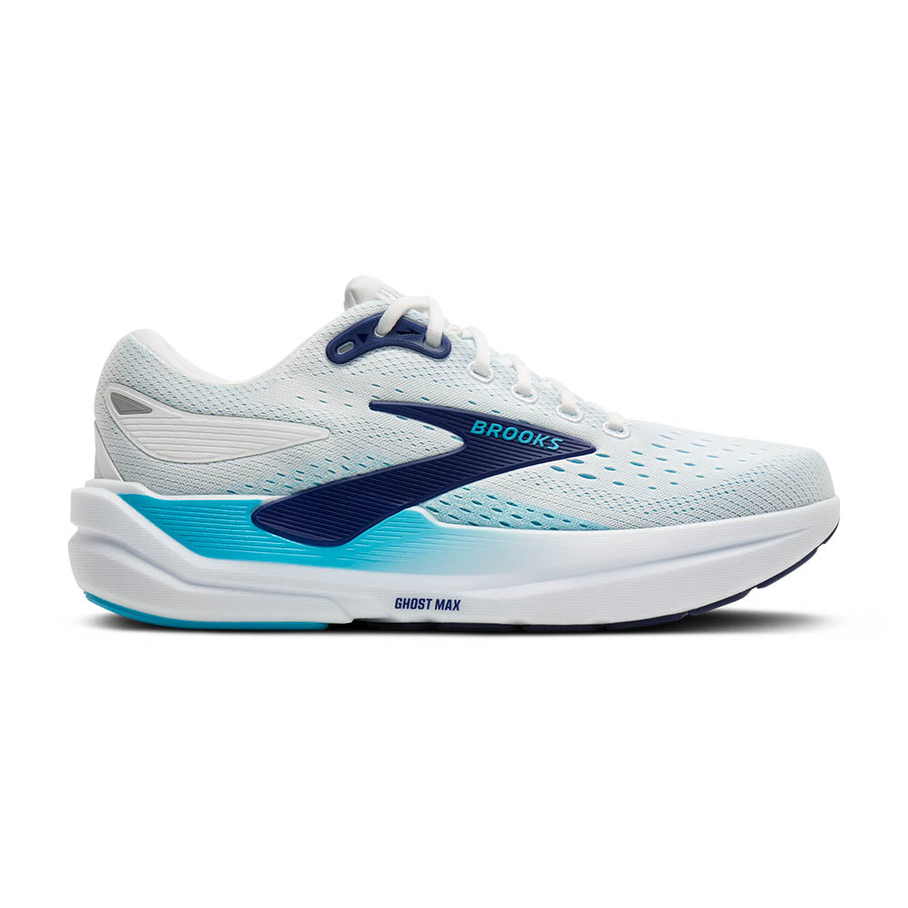 Brooks Ghost Max 3 Men's - Bright White/Beacon Blue/Teal