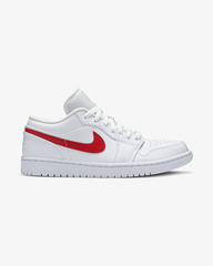 NIKE AIR JORDAN1 LOW WHITE UNIVERSITY RED (NEW)