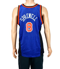 New York Knicks Latrell Spreewell Champion Jersey Sz. 44
