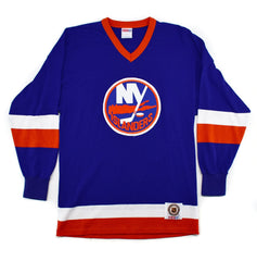 New York Islanders Knit Throwback Sweater CCM Hockey Jersey
