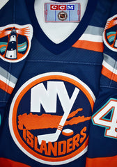 New York Islanders Authentic Bryan Berard CCM Hockey Jersey Size Large