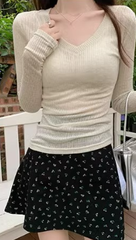 Filipa Floral Mini Skirt - Black - SALE