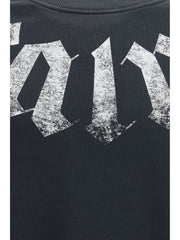 Palm Angels Oversized Logo Sweatshirt — Black