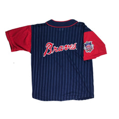 Atlanta Braves Starter Pinstriped Jersey Size Large