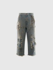 BUSTED DBL KNEE JEAN