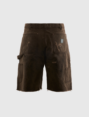SINNED 4 NOTHING WAXED CANVAS DOUBLE KNEE SHORT