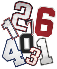 Custom Authentic Tackle Twill Jersey Numbers : Any Size / Color