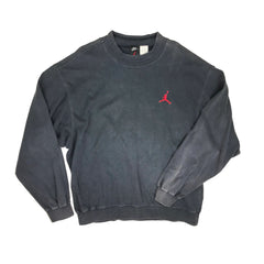 Nike Air Jordan 6 VI Gray Tag Faded Mock Neck L/S Crew