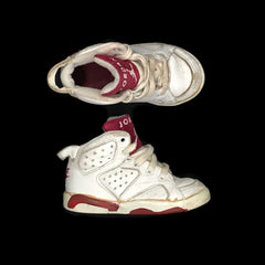 Nike Air Jordan 6 VI 1991 Original Maroon Baby Toddler Shoes