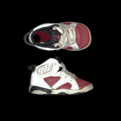 Nike Air Jordan 6 VI 1991 Original Carmine Baby Toddler Shoes