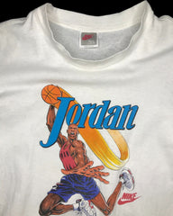 Nike Air Jordan 6 VI 1991 Original "Super Michael" Cartoon Poster T-Shirt