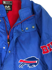 Buffalo Bills 90's Fleece Lined Heavyweight Mirage Parka Size Large