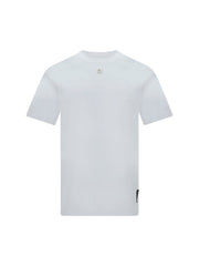 Fendi Logo-Embroidered Cotton T-Shirt — White