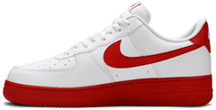 Force 1 Low White Red Midsole