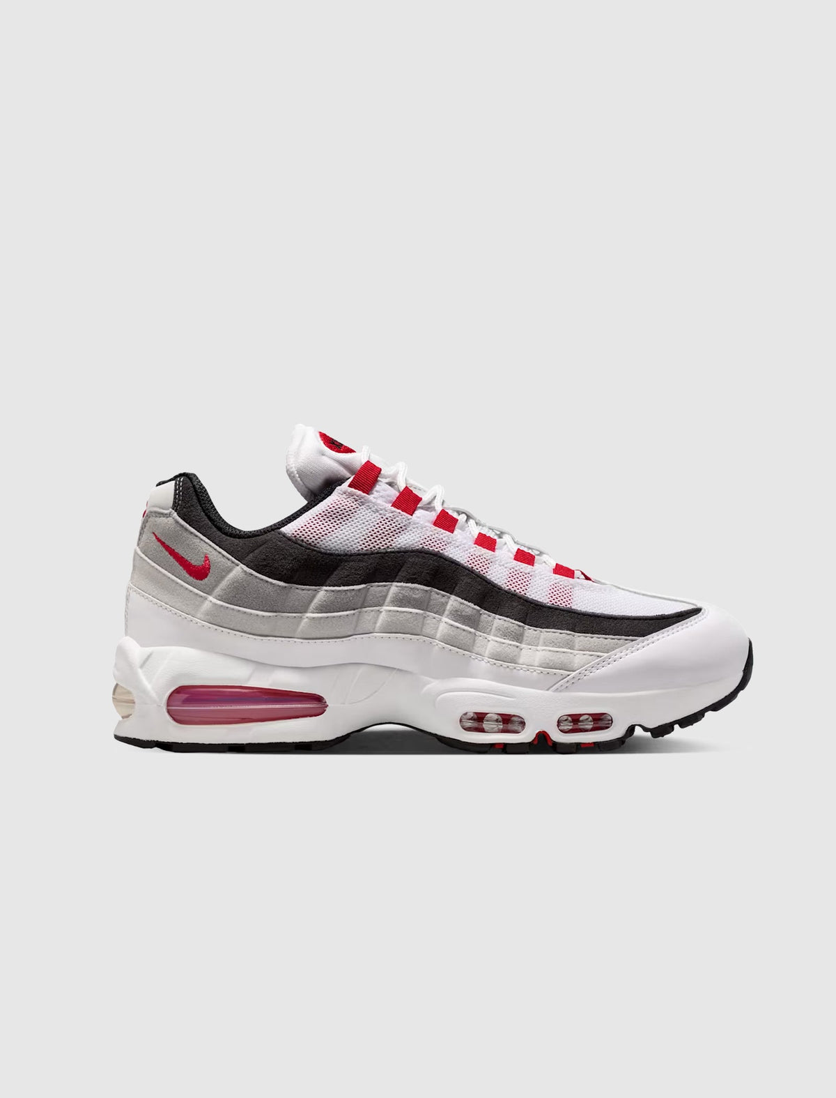 AIR MAX 95 BIG BUBBLE "WHITE/COMET RED/NEUTRAL GREY/ MEDIUM GREY"