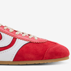 Suede Sneakers Red