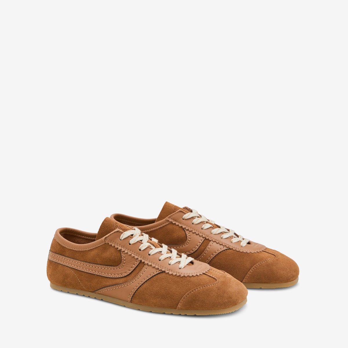 Suede Sneakers Tan