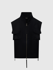 DARTED KALF VEST