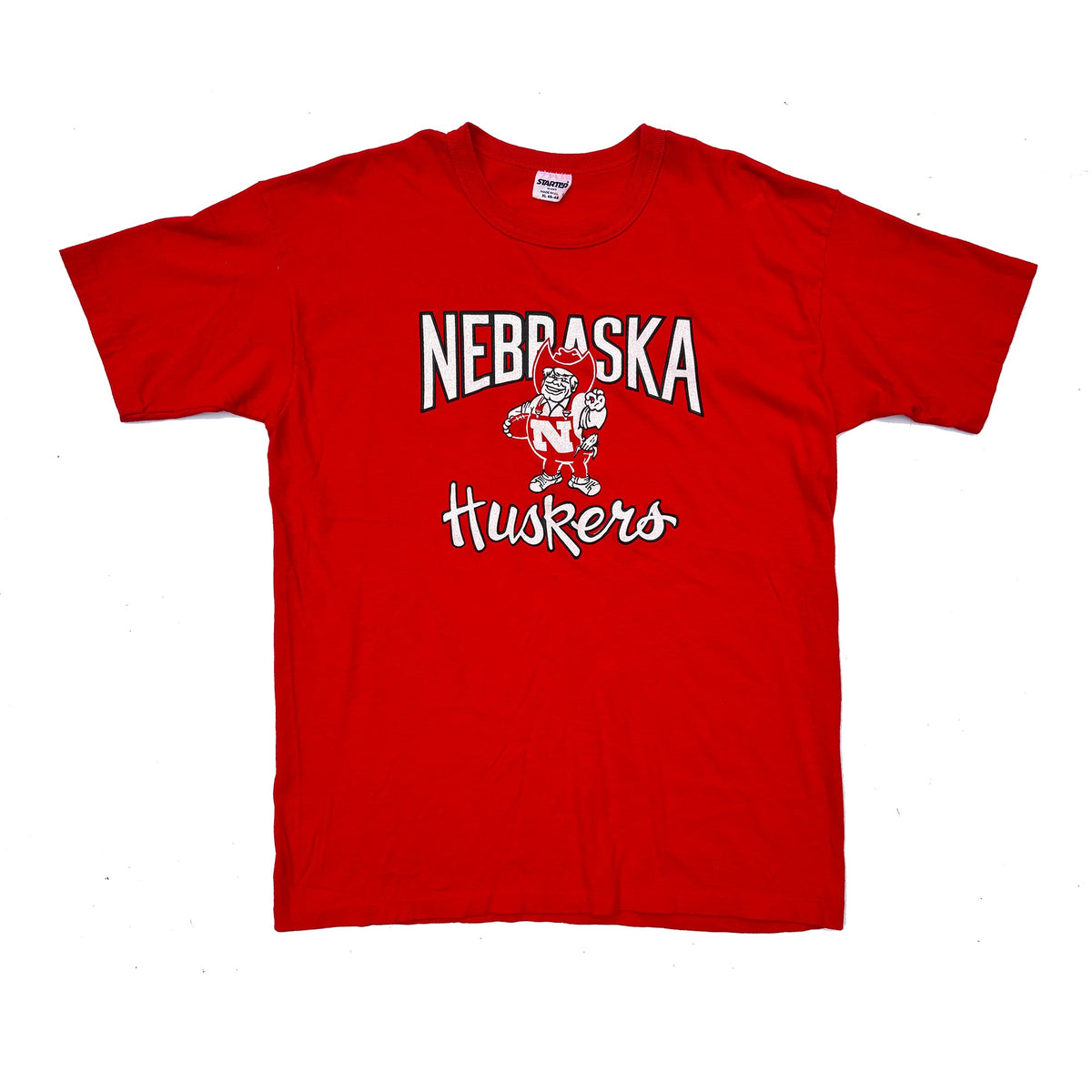 Nebraska Cornhuskers Starter Single Stitch T-Shirt Made in USA Size XL