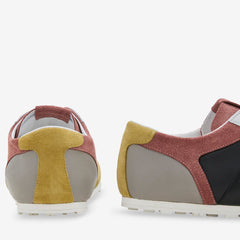 Leather Sneaker Green | Black | Pink | Grey