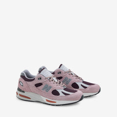 Made in UK 991v2 Deauville Mauve | Fig | Oyster Mushroom
