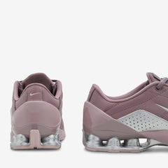 Women's T90 Shox Magia Taupe Grey | Metallic Silver | Light Violet Ore