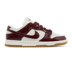 Dunk Low LX 'Dark Team Red Croc' Women's (2024)