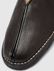 PIPED CREPE SLIPPERS