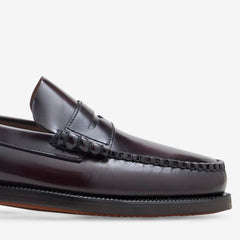 Classic Dan Wide Brown Burgundy