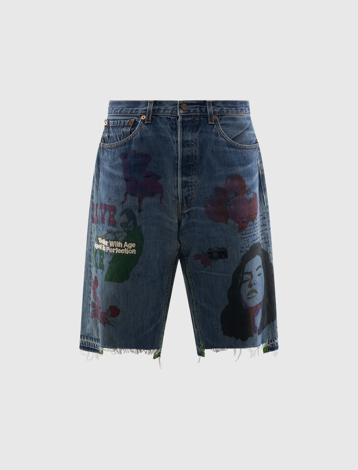 HARRISON TRIPLE-WIDE DENIM SHORT