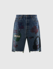HARRISON TRIPLE-WIDE DENIM SHORT