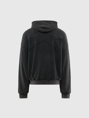 STAR WAFFLE HOODIE