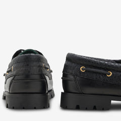Aztec Boat Shoe Black