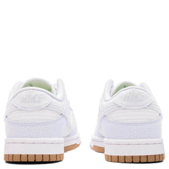 Women's Dunk Low Premium Next Nature - White/Football Grey/Gum Light Brown