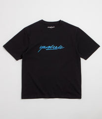Yardsale Script T-Shirt - Black / Blue