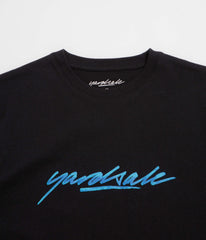 Yardsale Script T-Shirt - Black / Blue