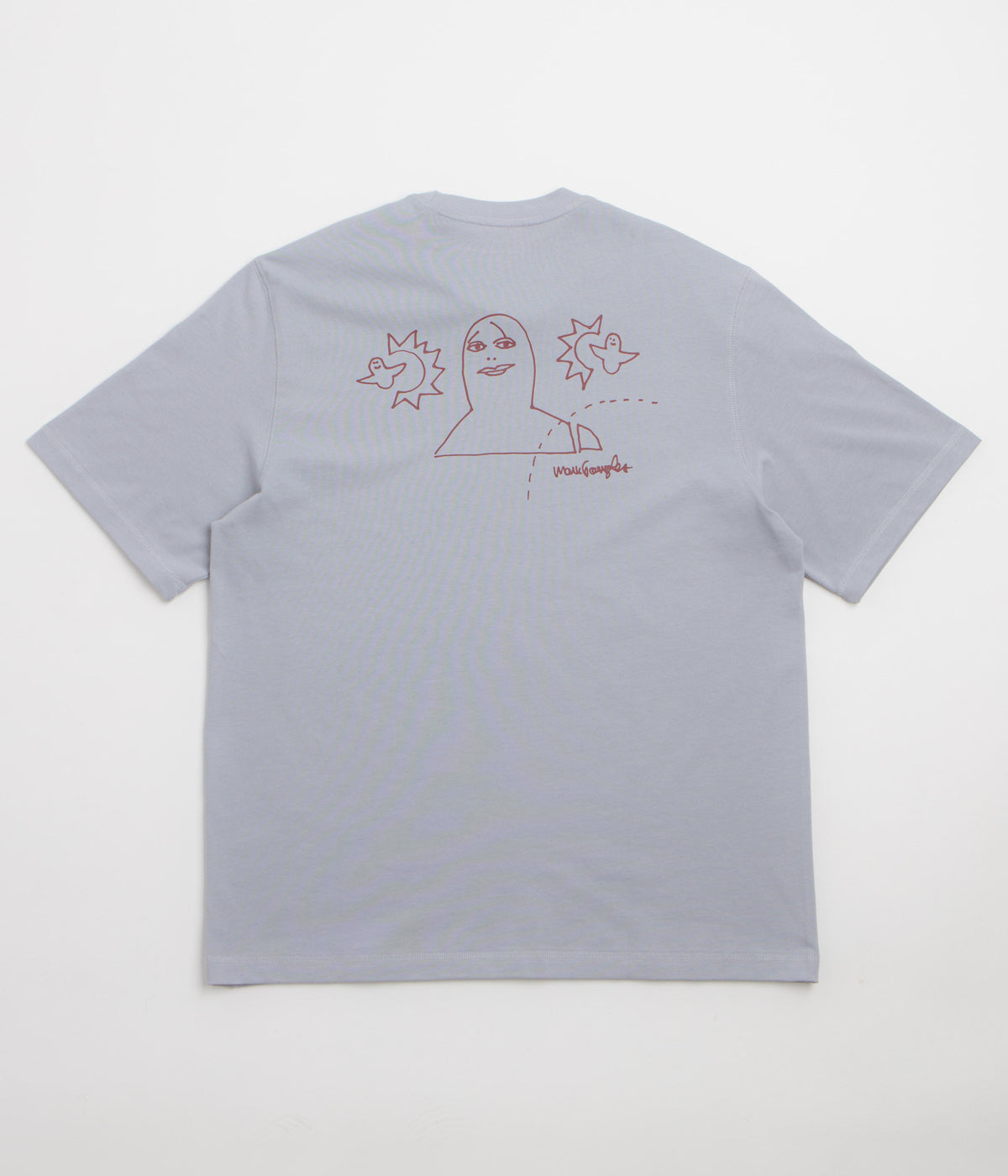 Adidas Gonz NA T-Shirt - Halo Silver / Shadow Red