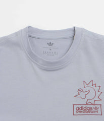 Adidas Gonz NA T-Shirt - Halo Silver / Shadow Red