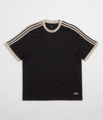 Adidas Ringer T-Shirt - Black / Khaki Three