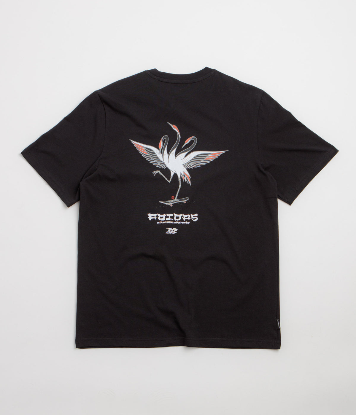 Adidas Temple Of Skate Crane T-Shirt - Black