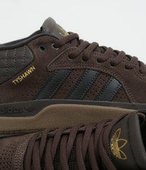 Adidas Tyshawn Shoes - Carbon / Aurora Coffee / Carbon