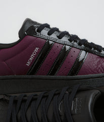 Adidas x Marcos Montoya Superstar ADV Shoes - Red Night / Core Black / Red Night