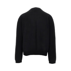 Rick Owens Wool Crew Neck Sweater — Black