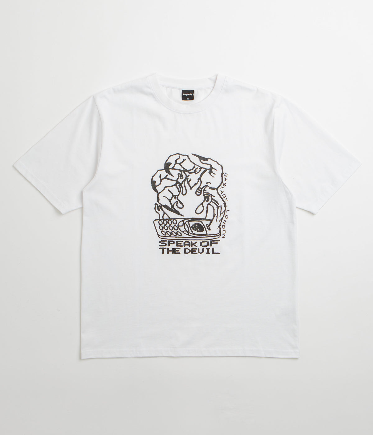 Baglady x DDF Speak Of The Devil T-Shirt - White